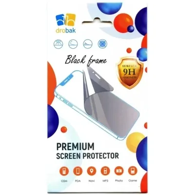 Скло захисне Drobak Motorola G14 (Black) (676720) (676720)