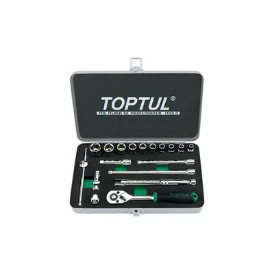 Набір інструментів Toptul дюймових 1/4" 18од. 3/16"-9/16" (GCAD1811)