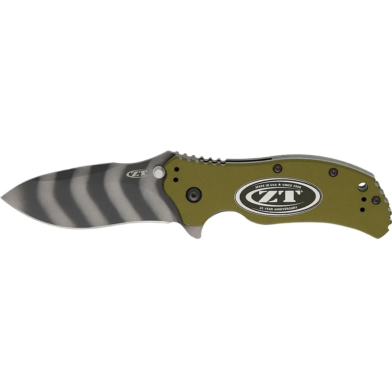 Ніж ZT 0350 20th Anniversary Olive