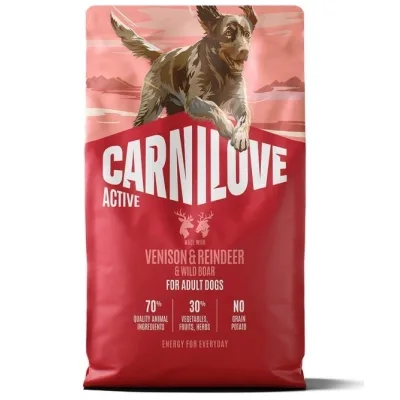 Сухий корм для собак Carnilove Active Venison & Reindeer & Wild Boar Active Adults 4 кг (8595602581207)