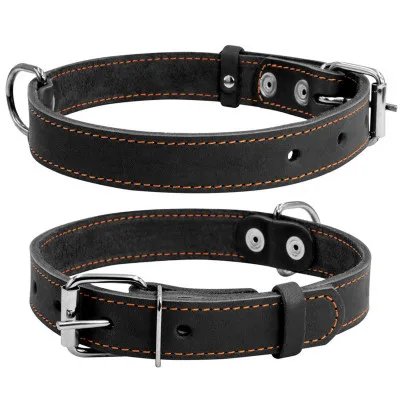 Нашийник для тварин Collar одинарний Ш 25 мм Д 38-50 см чорний (02191)
