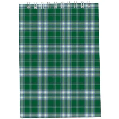 Блокнот Buromax spiral top, А6, 48sheets, square, green (BM.2480-04)