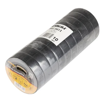 Ізоляційна стрічка Sigma ПВХ чорна 0.13мм*19мм*20м (8413611)