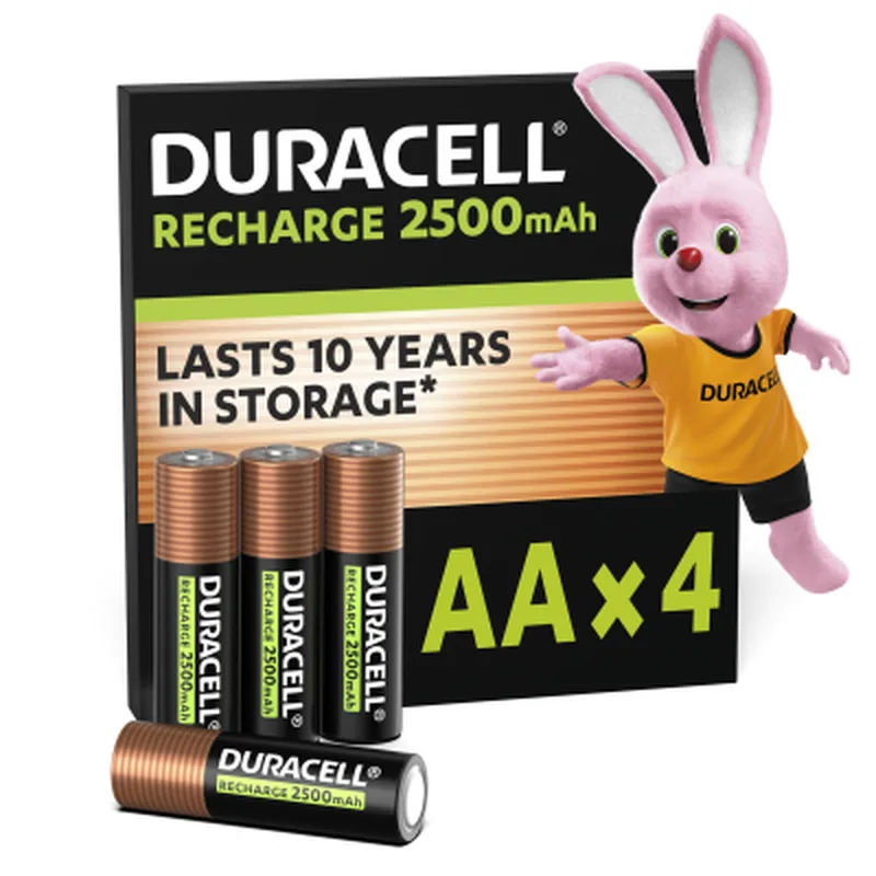 Duracell Turbo AA 2500 mAh 4шт. (5000394057203)
