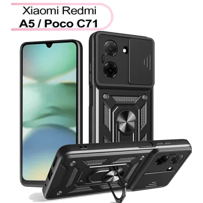 Чохол до мобільного телефона BeCover Military Xiaomi Redmi A5 / Poco C71 Black (713543)