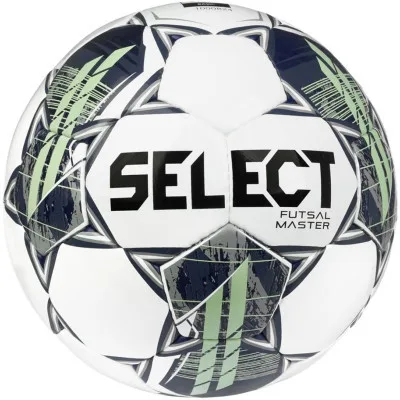 М'яч футзальний Select Master v22 біло-зелений Уні 4 (5703543298334)