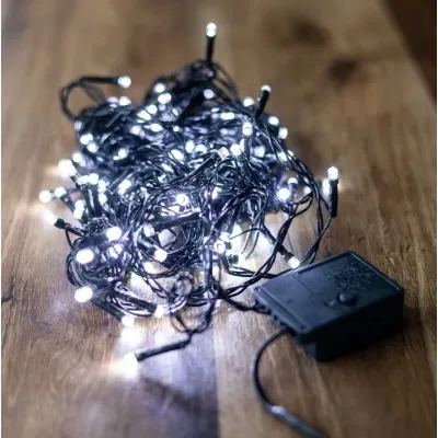 Гірлянда BPNY White 160 LED, 10М, 8 функцій, 220V, 9.6W (102950)