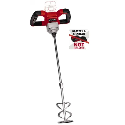 Міксер будівельний Einhell TE-MX 18 Li - Solo, 18В, PXC, М14, 0-620 об/хв, 1.9 кг (без АКБ та ЗП) (4258760)