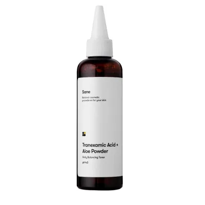 Тонік для обличчя Sane Tranexamic Acid + Aloe Powder Daily Balancing Toner Ph 4.0 Балансувальний 100 мл (4820266830908)