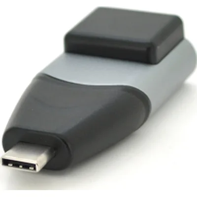 Перехідник USB-C to RJ45 1000Mbps black Voltronic (YT-A-Type-C(M)/RJ-45(F)-B/27019)