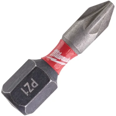 Набір біт Milwaukee SHOCKWAVE, PZ1, 25мм, 2шт (4932430860)
