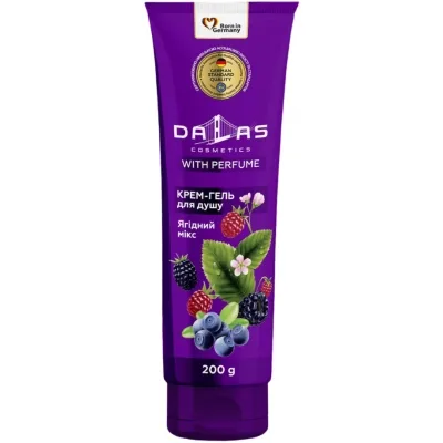 Гель для душу Dalas Cosmetics Ягідний мікс 200 г (4262396142078)