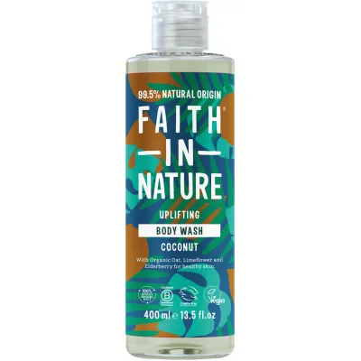 Гель для душу Faith in Nature Натуральний З кокосом 400 мл (708002400377)