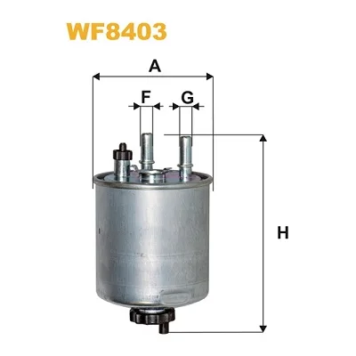 Фільтр паливний Wixfiltron WF8403