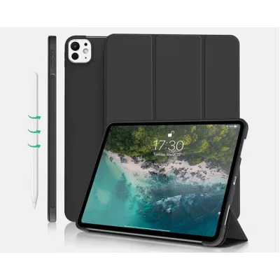Чохол до планшета BeCover Tri Fold Soft TPU Silicone Apple iPad Pro 13" M4 2024 Black (711750)
