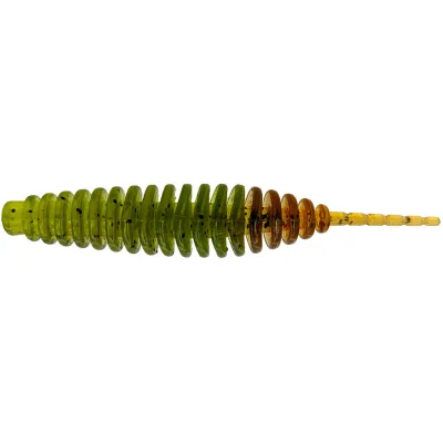 Силікон рибальський FishUP Tanta 2" 241 - Watermelon/Green Pumpkin (9шт/уп) (1864.01.11)