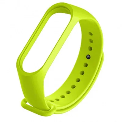 Ремінець до фітнес браслета BeCover Silicone для Xiaomi Mi Smart Band 5/6/7 Lime (705433)
