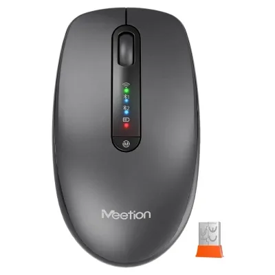 Мишка Meetion BTM100R Wireless/Bluetooth Black (MT-BTM100R-A)