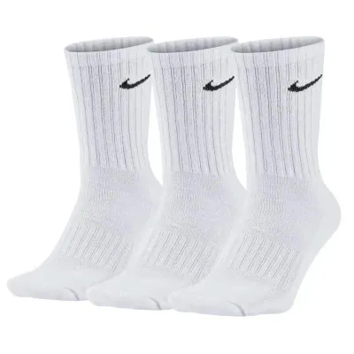 Шкарпетки Nike U NK EVERYDAY LTWT CREW 3PR SX7676-100 42-46 3 пари Білі (888407237287)