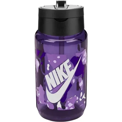Пляшка для води Nike TR RENEW RECHARGE STRAW BOTTLE 16OZ N.100.7641.514.16 чорний, фіолетовий 473 мл (887791778246)