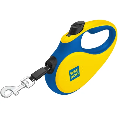 Повідець для собак WAUDOG R-leash Colors of freedom світловідбиваюча стрічка S 5 м (381-4020)
