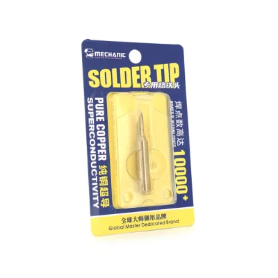 Жало паяльне MECHANIC 900M-T-K 4*6,3mm, мідь, перо широке кутове (M 900M-T-K)