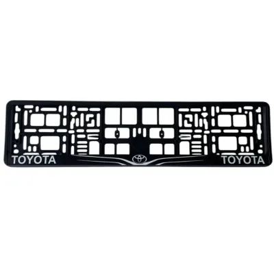 Рамка номерного знака Poputchik Toyota (24-117-IS)