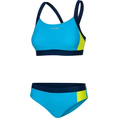 Купальник Aqua Speed Naomi 460-284 блакитний, жовтий, чорний 42 (5908217671257)