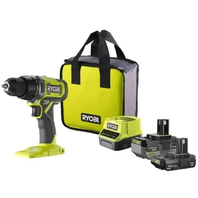 Шуруповерт Ryobi ONE+ RDD18-2C415S 18V, 1х4Ah, 1х1.5Ah, 52Нм, 450/1750об/хв 1.3кг сумка (5133005612)