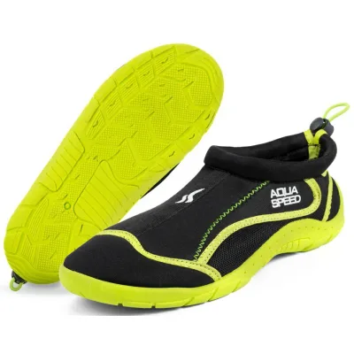 Аквашузи Aqua Speed Aqua Shoe Model 704-18 чорний, жовтий 37 (5908217691613)