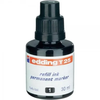 Чорнило для маркерів Edding для Permanent e-T25 black (T25/01)