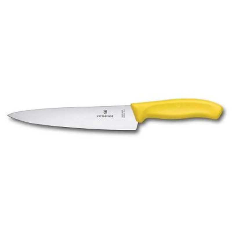 Кухонний ніж Victorinox SwissClassic шيفський 19 см, жовтий (6.8006.19L8B)
