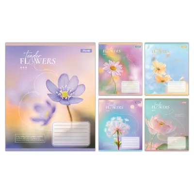 Зошит 1 вересня Tender Flowers А5 60 аркушів лінія (768083)