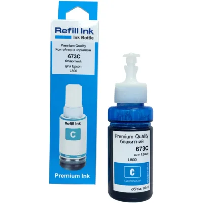 Чорнило Premium Quality Epson 673 70мл Cyan (70264896)