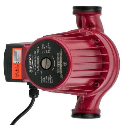 Насос циркуляційний 0.5кВт Hmax 12м Qmax 190л/хв Ø2" 220мм + гайки Ø1¼" AQUATICA (774163)