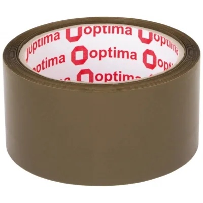 Скотч Optima 48 мм х 50 м х 43 мкм Extra, коричневий (O45327)