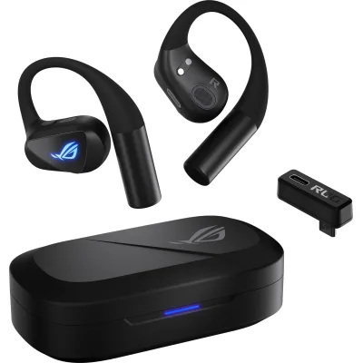 Навушники ASUS ROG Cetra Open Wireless/Bluetooth Black (90YH0450-BTUA00)