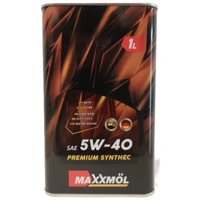 Моторна олива Maxxmol Premium Synthec 5W-40 1л