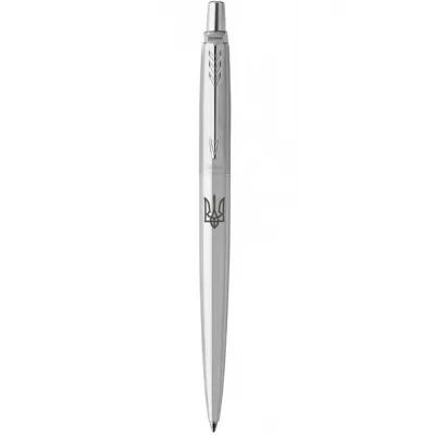 Ручка кулькова Parker JOTTER 17 UKRAINE SS CT BP Тризуб (16132_TR)