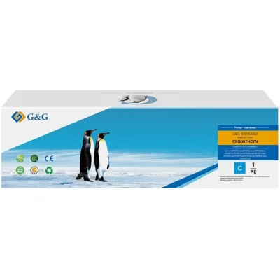 Тонер-картридж G&G Canon 067H MF651Cw/MF657Cdw/LBP631Cw/LBP633Cdw Cyan 2350 pages (G&G-5105C002)