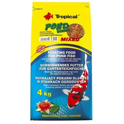 Корм для риб Tropical Pond Sticks Mixed для ставкових риб у паличках 50 л (5900469403112)