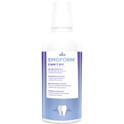 Ополіскувач для порожнини рота Dr. Wild Emoform Gum Care Догляд за яснами з мінеральними солями 500 мл (7611841702447)