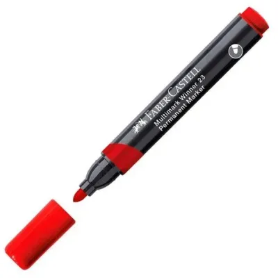 Маркер Faber-Castell перманентний Multimark Winner 23, колір червоний (32837)