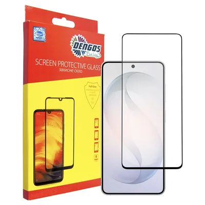 Скло захисне Dengos Full Glue Samsung Galaxy S26 Black (TGFG-442)