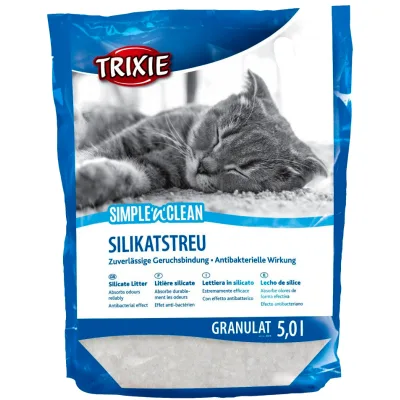 Наповнювач для туалету Trixie Simple'n'Clean силікагелевий вбирний 2.3 кг 5 л (4011905040264)