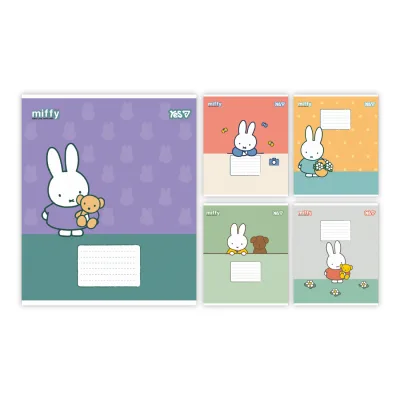 Зошит Yes My Miffy А5 12 аркушів коса лінія (768653)