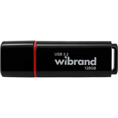 USB флеш накопичувач Wibrand 128GB Scarab Black USB 3.2 (WI3.2/SC128P11B)