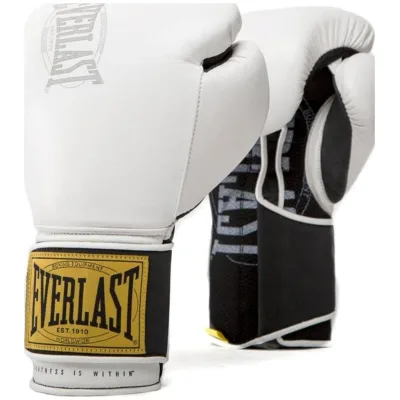 Боксерські рукавички Everlast 1910 Classic Training Glove P00001705 білий 12 унцій (009283600136)