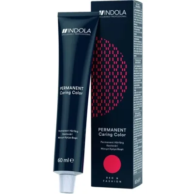 Фарба для волосся Indola Permanent Caring Color 5.82 - Світло-коричневий перлинний шоколадний (4045787934588)