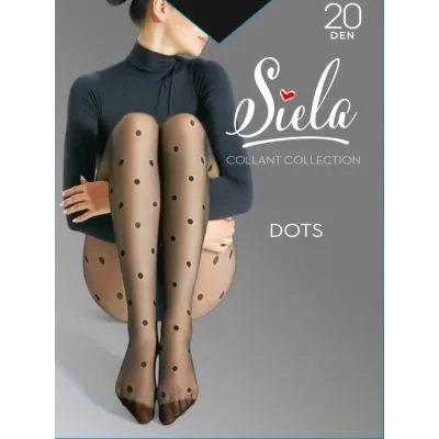 Колготи Siela Dots Big 20 Den Nero - 2 (4823102986944)